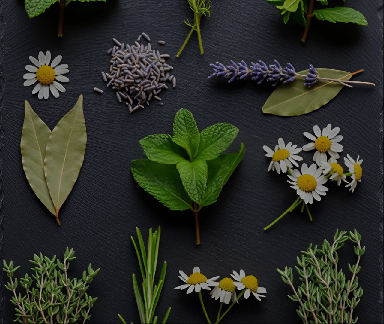 أعشاب طبيعية متنوعة